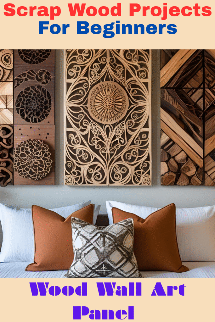 Scrap Wood Wall art Panel